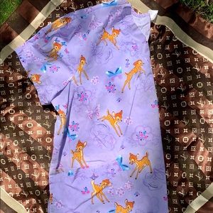 Disney’s Bambi Women’s Scrub Top 3X